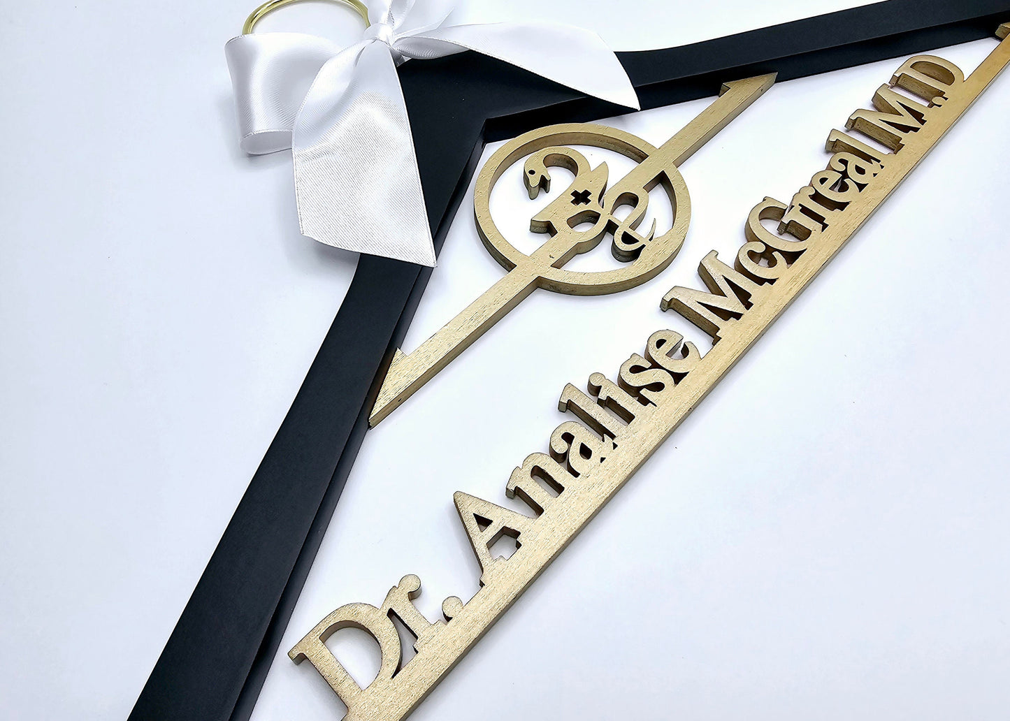 Laser Cut / 2 Line Medical School Graduation Gifts, PharmD Hanger, Personalized Doctor Hanger