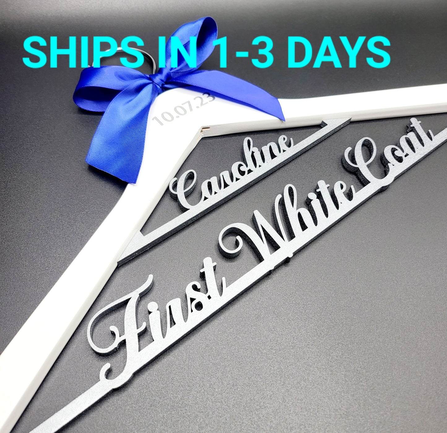 Laser Cut /Laser Engraving on TOP and ARMS / 2 Line Medical School Graduation Gifts, First White Coat Hanger , Personalized Doctor Hanger