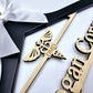 Laser Cut / 2 Line Medical School Graduation Gifts, , Doctor of Dental Surgery,  Doctor of Dental Medicine , Orthodontist