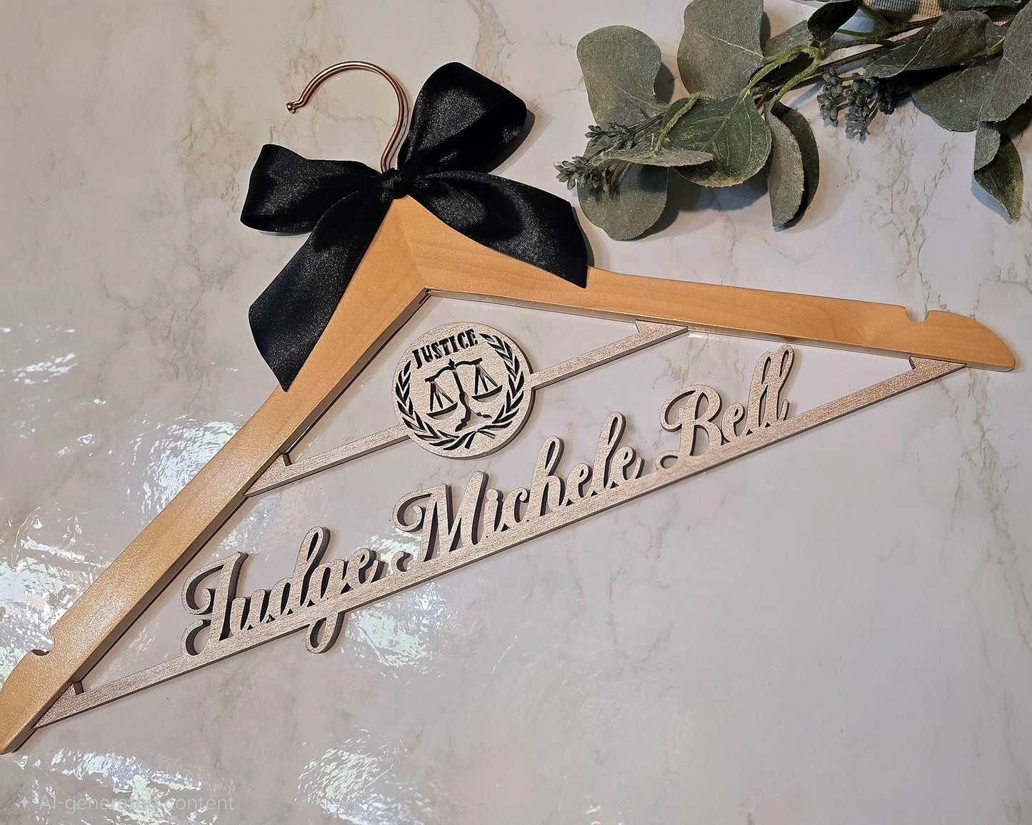Personalized Hanger for Judges, Lawyers