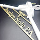 Laser Cut /Laser Engraving / Caduceus Symbol /2 Line Medical School Graduation Gifts, First White Coat Hanger , Personalized Doctor Hanger