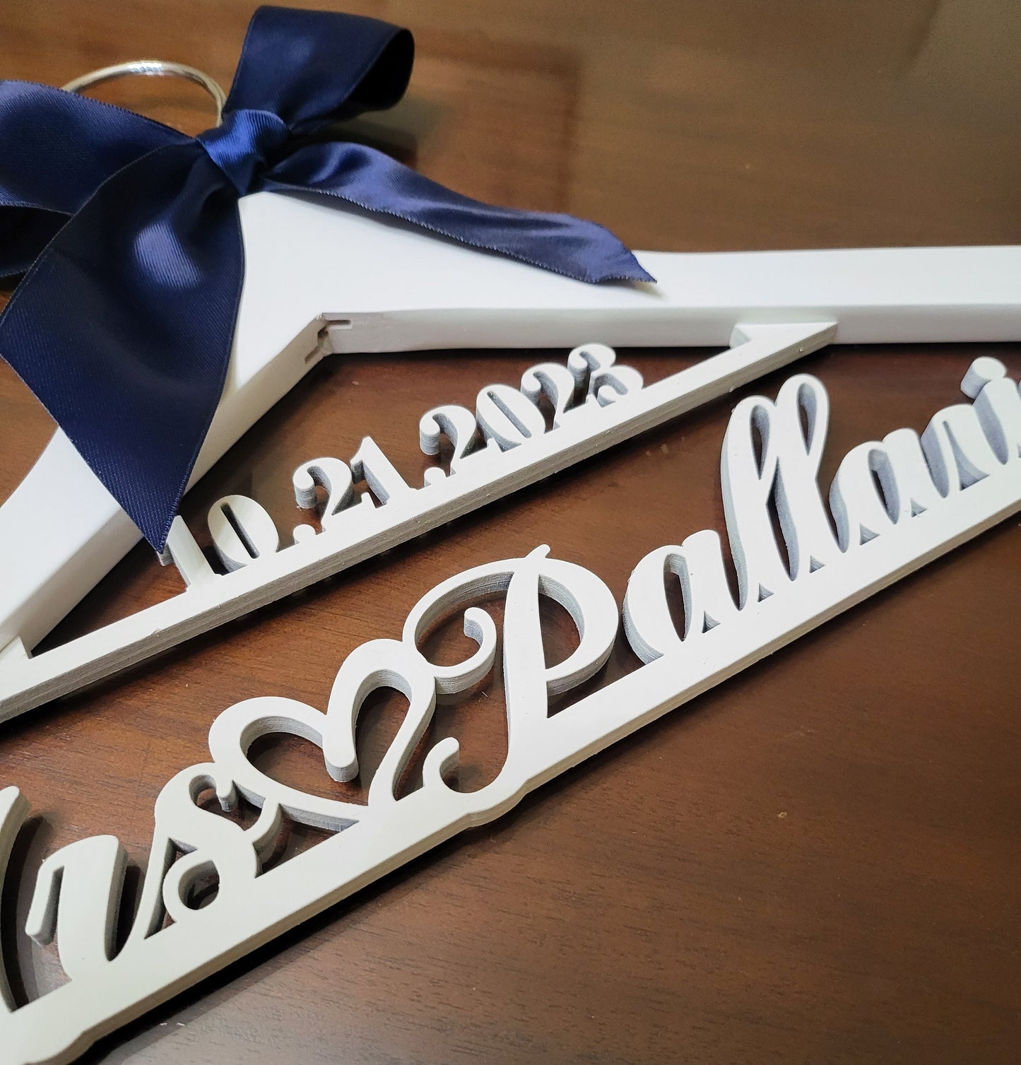 LaserCut / Wedding Dress Hanger / Mrs Hanger / Bride Hanger / Wedding Hanger / Bridesmaid Hanger / Personalized Bridal Gift