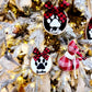 LASER CUT Personalized Ornaments for Dog  | dog paw Ornaments | Personalized Ornaments with Dog name | Christmas Gifts | Wood Slice Ornament
