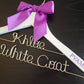 2 Line  Medical School Graduation Gift, First White Coat Hanger, Doctor Hanger, Personalized doctor hanger with date and school name