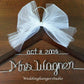 2 Line-Wedding dress Hanger with date, Name Hanger, Bride Hanger,Personalized Hanger, Bridesmaid, Bride Gift, Bridal Party gift