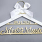 2 line Laser Cut with Engrave/ Wedding Dress Hanger/Bride Hanger/Wedding Hanger/ Bridesmaid Hanger/Personalized Bridal Gift/Wedding gift