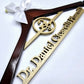 Laser Cut / 2 Line Medical School Graduation Gifts,  PharmD Hanger, Personalized Doctor Hanger