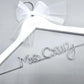 SET of 8 single hangers/ Wedding hangers / birde hangers