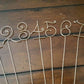Wedding reception wire table number/ rustic wedding decoration/ wire wedding number / Party table number