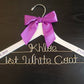 2 Line  Medical School Graduation Gift, First White Coat Hanger, Doctor Hanger, Personalized doctor hanger with date and school name