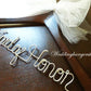 SALE single line Maid of Honor hanger / Wedding Hanger, Personalized Hanger, Bridesmaid Bride