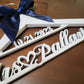Laser Cut / Wedding Dress Hanger / Mrs Hanger / Bride Hanger / Wedding Hanger / Bridesmaid Hanger / Personalized Bridal Gift