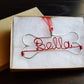 Dog Ornaments / bone name ornaments/ Christmas gift / ornament / home decor / Christmas tree decor / holiday gift / name wire