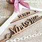 Laser Cut / Wedding Dress Hanger / Mrs Hanger / Bride Hanger / Wedding Hanger / Bridesmaid Hanger / Personalized Bridal Gift