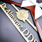 Laser Cut / 2 Line Medical School Graduation Gifts, , Doctor of Dental Surgery,  Doctor of Dental Medicine , Orthodontist