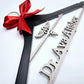 Laser Cut /Laser Engraving / Caduceus Symbol /2 Line Medical School Graduation Gifts, First White Coat Hanger , Personalized Doctor Hanger
