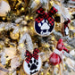 LASER CUT Personalized Ornaments for Dog  | dog paw Ornaments | Personalized Ornaments with Dog name | Christmas Gifts | Wood Slice Ornament