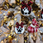 LASER CUT Personalized Ornaments for Dog  | dog paw Ornaments | Personalized Ornaments with Dog name | Christmas Gifts | Wood Slice Ornament