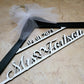 LaserCut / Wedding Dress Hanger / Mrs Hanger / Bride Hanger / Wedding Hanger / Bridesmaid Hanger / Personalized Bridal Gift
