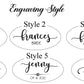 Personalized Bridesmaid Hangers - Wedding Hanger - Wooden Engraved Hanger - Bridal Dress Hanger - Wedding Name Hangers