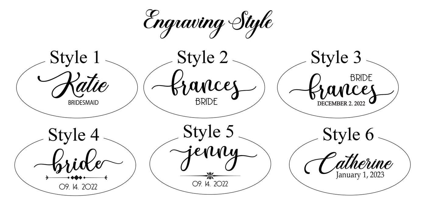 Personalized Bridesmaid Hangers - Wedding Hanger - Wooden Engraved Hanger - Bridal Dress Hanger - Wedding Name Hangers