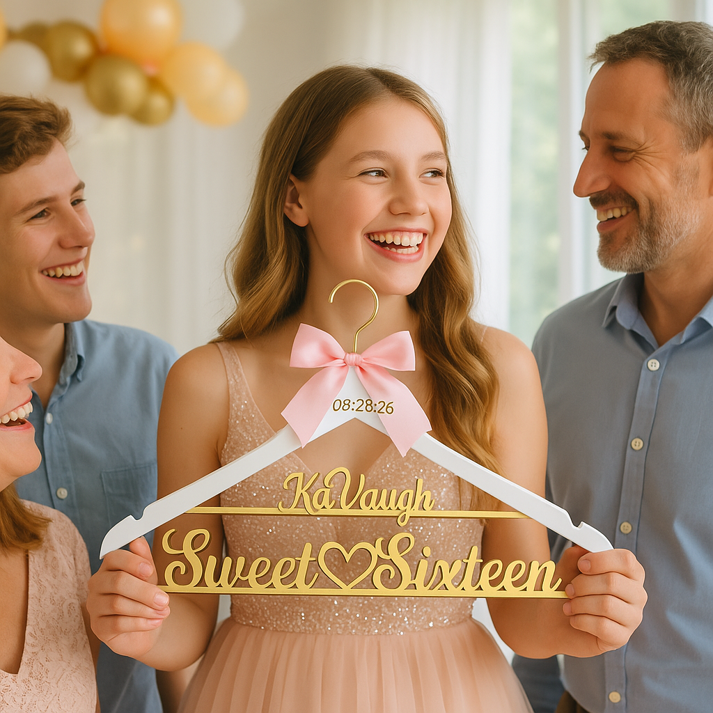 Personalized sweet sixteen Hanger