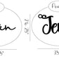 Christmas Stocking Name Tags