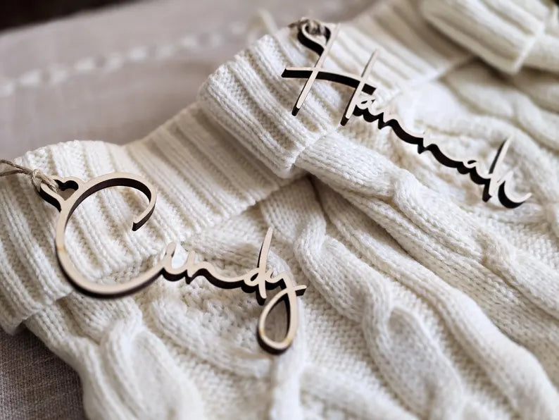 Christmas Stocking Name Tags