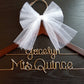 Mis quince name hanger/ Name hanger / birthday gift/ Girl's name hanger