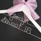 2 Line-. sweet sixteen Hanger, Name Hanger,mis quince Hanger,Personalized Hanger, 16th birthday gift, Party gift, perfect birthday gift