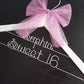 2 Line-. sweet sixteen Hanger, Name Hanger,mis quince Hanger,Personalized Hanger, 16th birthday gift, Party gift, perfect birthday gift