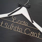2 Line  Medical School Graduation Gift, First White Coat Hanger, Doctor Hanger, Personalized doctor hanger