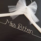 SHIPS In 1 DAY/ Wedding hanger with date / NAME hanger/ mrs. hanger / wedding hangers / Bride hanger/ wedding gift