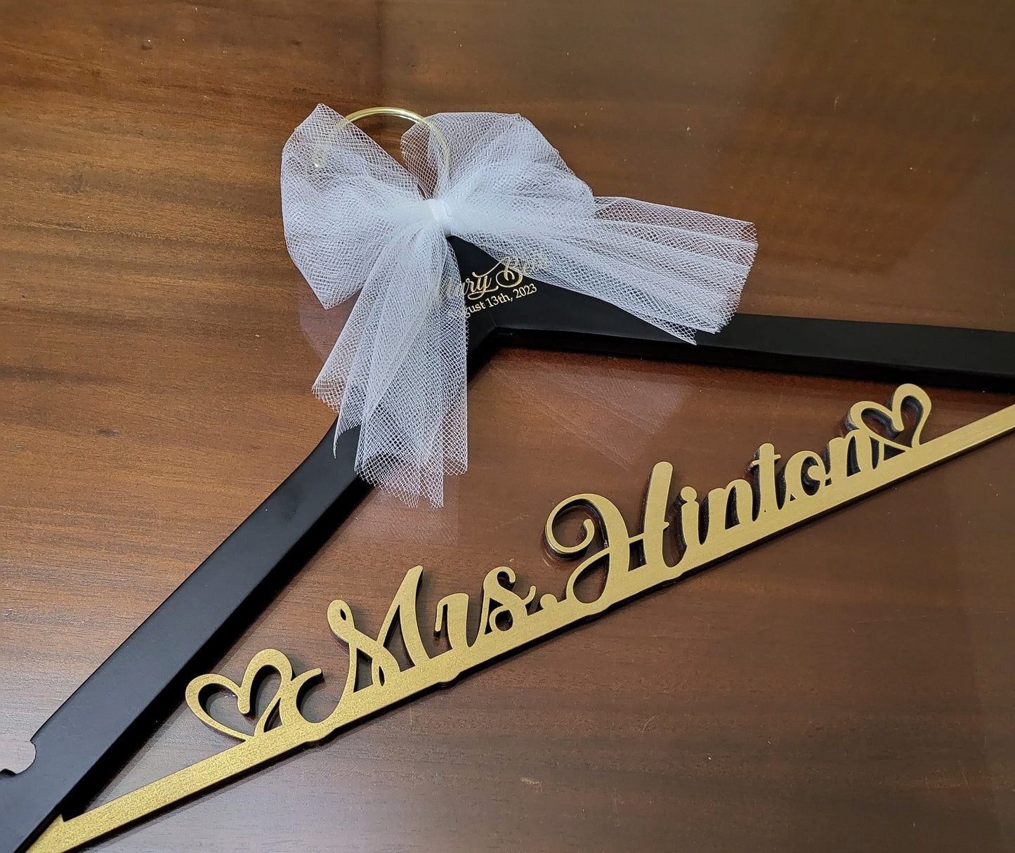 Laser Cut /laser engraving/ Wedding Dress Hanger / Mrs Hanger / Bride Hanger / Wedding Hanger / Bridesmaid Hanger / Personalized Bridal Gift