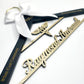 Laser Cut /Laser Engraving on ARMS / 2 Line Medical School Graduation Gifts, First White Coat Hanger , Personalized Doctor Hanger