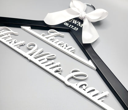 Laser Cut /Laser Engraving on TOP and ARMS  / 2 Line Medical School Graduation Gifts, First White Coat Hanger ,  Personalized Doctor Hanger