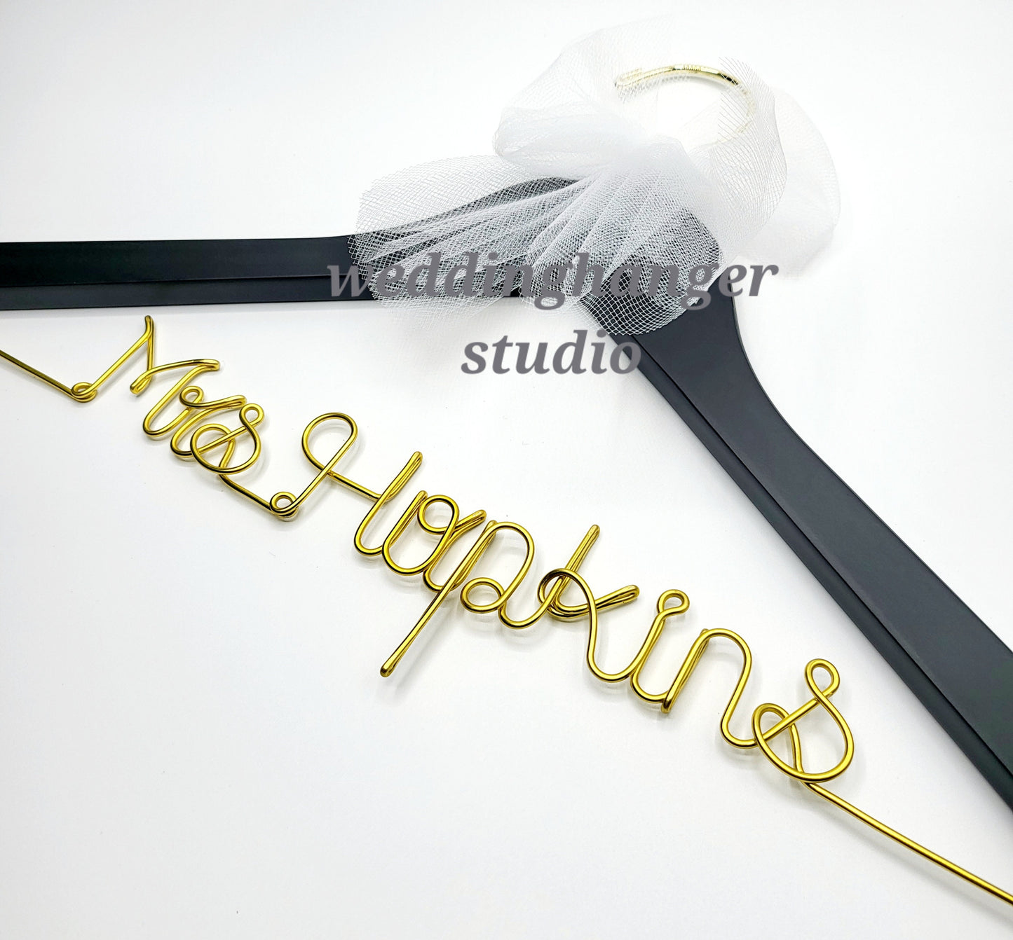 White wedding dress hanger/ NAME hanger/ mrs. hanger / wedding hangers