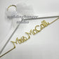White wedding dress hanger/ NAME hanger/ mrs. hanger / wedding hangers