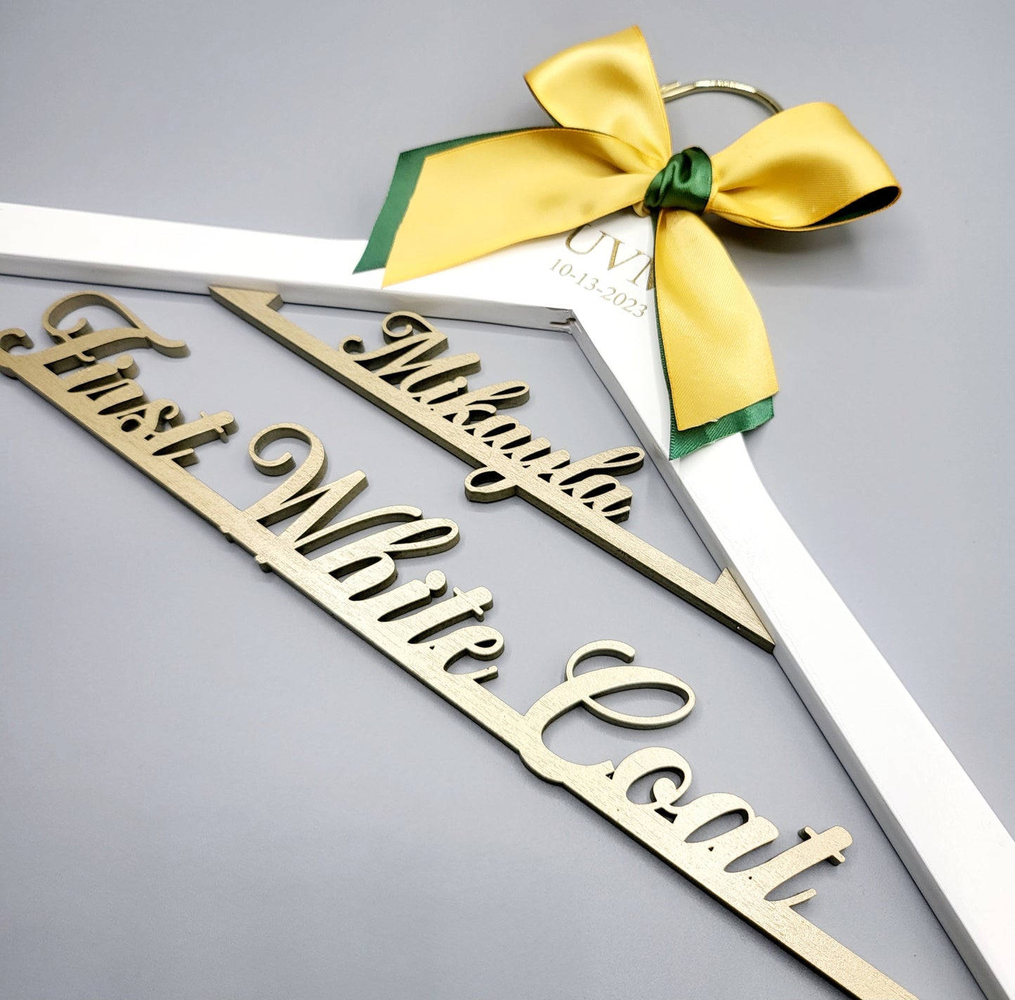 Laser Cut /Laser Engraving on TOP and ARMS  / 2 Line Medical School Graduation Gifts, First White Coat Hanger ,  Personalized Doctor Hanger