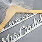 SHIP IN 1 DAY/Laser Cut / Wedding Dress Hanger /Bride Hanger /Wedding Hanger /Bridesmaid Hanger /Personalized Bridal Gift