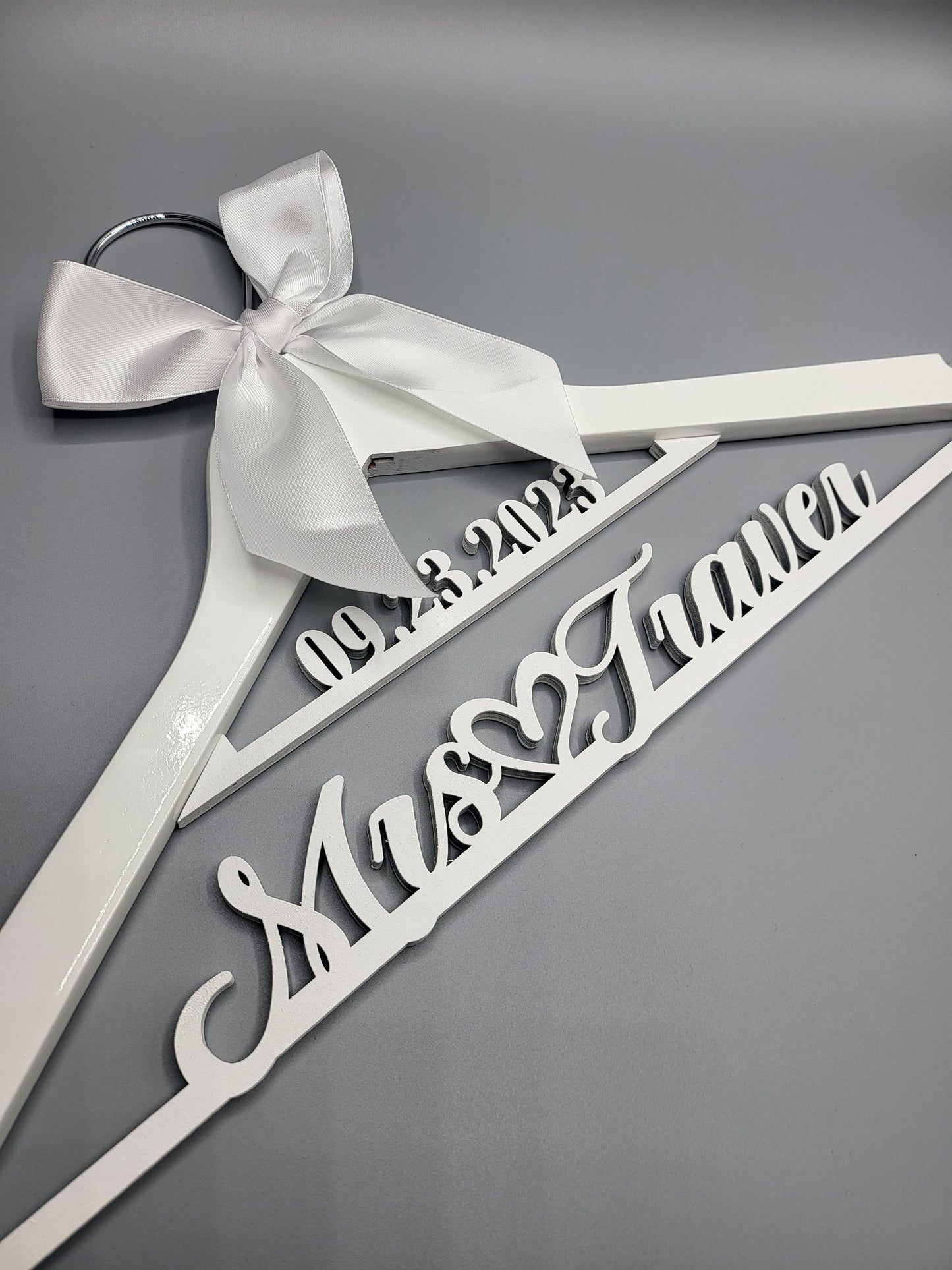 SHIP IN 1 DAY/Laser Cut / Wedding Dress Hanger /Bride Hanger /Wedding Hanger /Bridesmaid Hanger /Personalized Bridal Gift