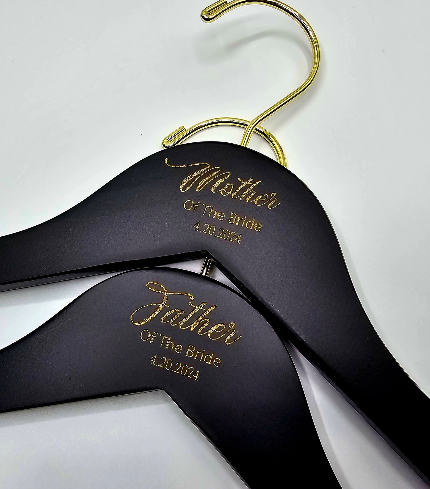 Personalized Bridesmaid Hangers - Wedding Hanger - Wooden Engraved Hanger - Bridal Dress Hanger - Wedding Name Hangers