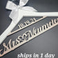 SHIP IN 1 DAY/Laser Cut / Wedding Dress Hanger /Bride Hanger /Wedding Hanger /Bridesmaid Hanger /Personalized Bridal Gift
