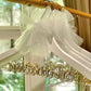 SET of 5 single line wedding hangers / Bride hangers / Bulk Discount / Wedding Dress hanger / Name hanger / Mrs. hanger