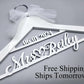 SHIP IN 1 DAY/Laser Cut / Wedding Dress Hanger /Bride Hanger /Wedding Hanger /Bridesmaid Hanger /Personalized Bridal Gift