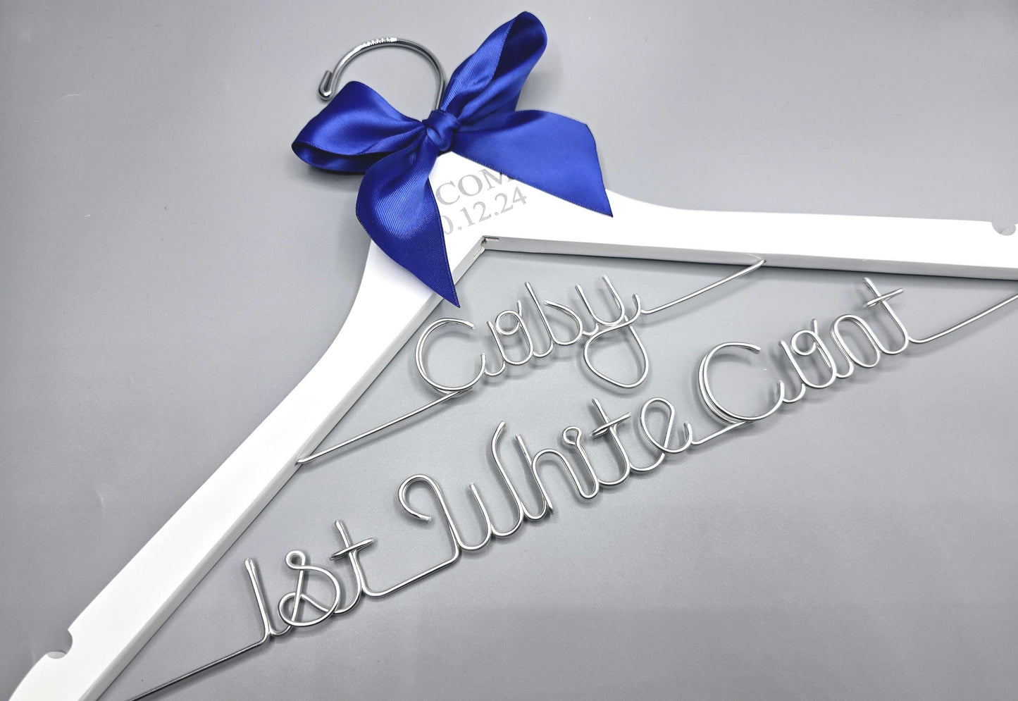 2 Line  Medical School Graduation Gift, First White Coat Hanger, Doctor Hanger, Personalized doctor hanger with date and school name