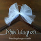 Wedding Hanger for bride or bridesmaid / Bridal gown hanger