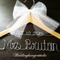 SHIP IN 1 DAY. Wedding Dress Hanger with date, Name Hanger, Bride Hanger,Personalized Hanger, Bridesmaid, Bride Gift, Bridal Party gift