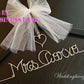 Wedding Hanger for bride or bridesmaid / Bridal gown hanger